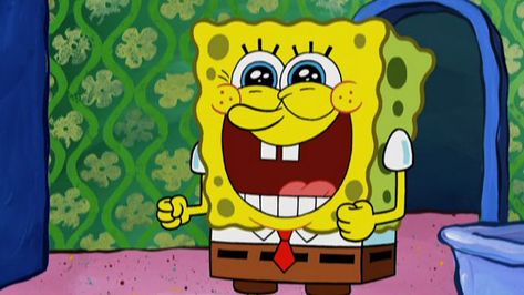 happy spongebob :) Happy Spongebob, Squidward Art, Spongebob Happy, Spongebob Logic, Spongebob Faces, Spongebob Cartoon, Spongebob Pics, Kids At Heart, Spongebob Square