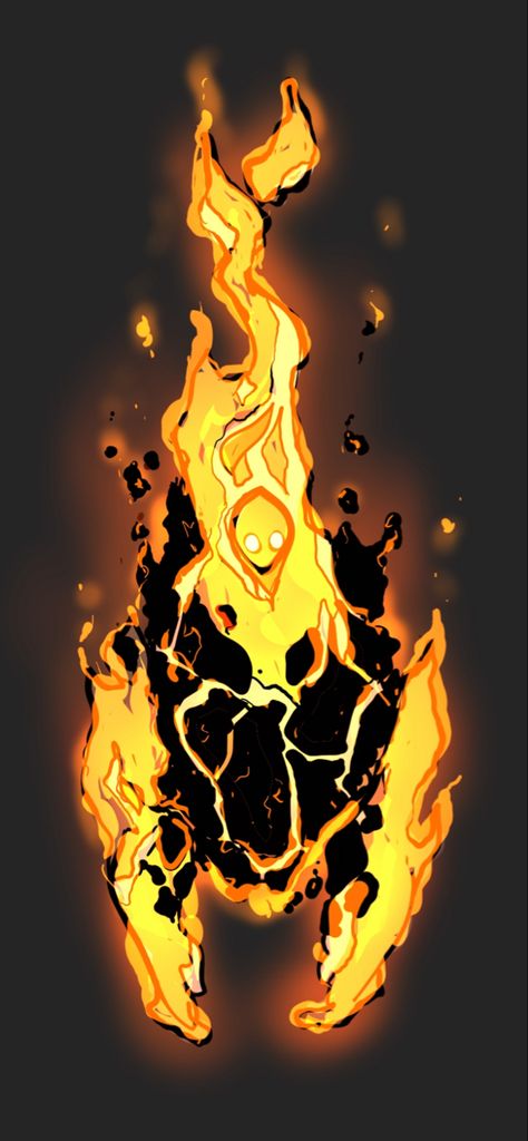 Elementals Fantasy Art, Dnd Fire Elemental, Fire Creature Concept Art, Fire People Art, Fire Elemental Art, Fire Elemental Character Design, Elementals Dnd, Elemental Concept Art, Fire Elemental Male