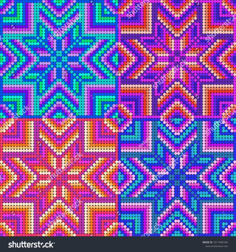 Mexican pattern inspired by huichol art #Ad , #sponsored, #pattern#Mexican#inspired#art Huichol Pattern Design, Mexican Pixel Art, Geometric Pixel Art, Mexican Cross Stitch Patterns, Pixel Pattern Geometric, Graph Paper Art Design Pattern Ideas, Pixel Art Pattern Small, Huichol Pattern, Pixel Quilting