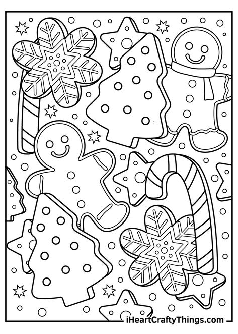 Gingerbread Coloring Pages, Gingerbread Man Coloring Page, Christmas Colouring Pages, Free Christmas Coloring Pages, Christmas Coloring Sheets, Printable Christmas Coloring Pages, Christmas Worksheets, Preschool Christmas, Cool Coloring Pages