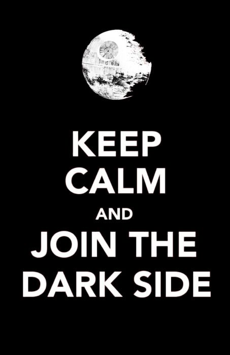 Ha! Humour, Keep Calm Quotes, Keep Calm Posters, Star Wars Love, Calm Quotes, Star Wars Film, The Force Is Strong, Star Wars Party, The Dark Side