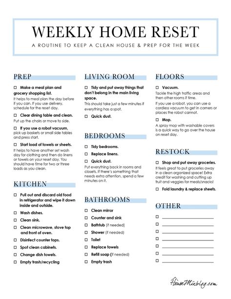 Organisation, Katie Elizabeth, Clean Routine, Household Cleaning Schedule, Reset Routine, Printable House, Happy Homemaking, Routine Printable, Cleaning Schedule Printable