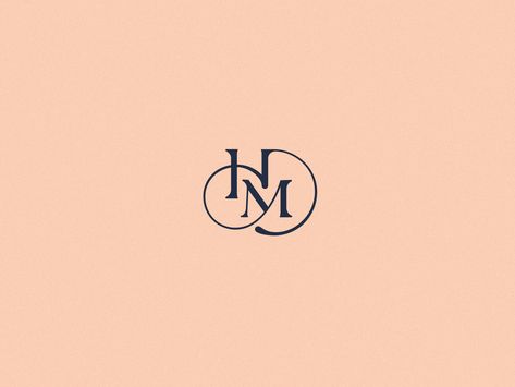Hm Logo Design Ideas, Ha Logo Design, Hm Logo Design, Ah Logo Design, Hm Monogram, Typographie Logo, Kunst Inspo, Mises En Page Design Graphique, Logo Monogramme