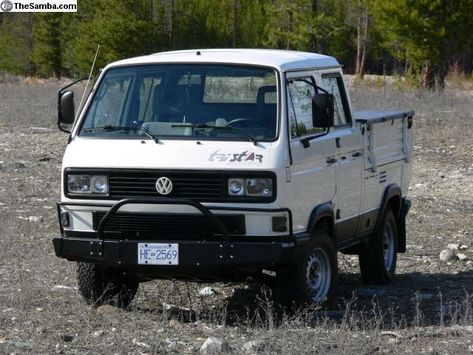 1989 VW Syncro (4WD) Doka TriStar | Expedition Portal Vw Doka, Vw T3 Doka, Vw Syncro, Vw T3 Syncro, Kei Car, Expedition Portal, 4x4 Van, Vw T3, Vw Transporter