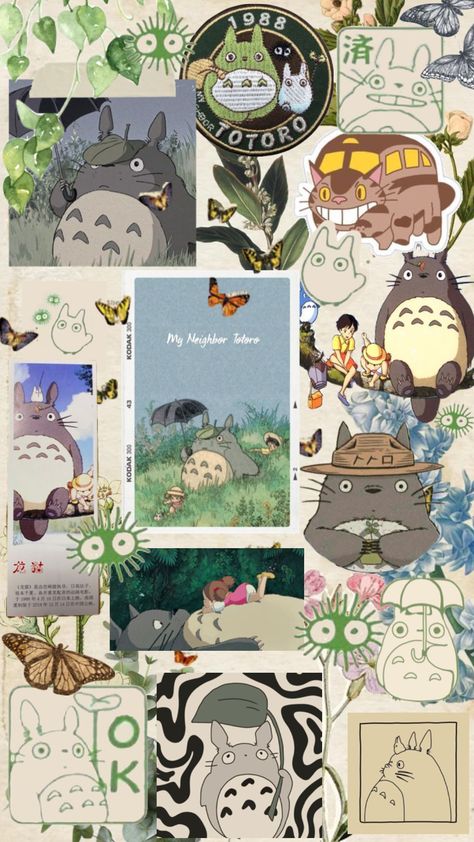 my fave Totoro 💚 #myneighbortotoro #totoro #ghibli Totoro Drawing, Totoro Ghibli, Totoro Art, Studio Ghibli Poster, Personajes Studio Ghibli, Studio Ghibli Fanart, Studio Ghibli Background, Dreamy Artwork, Cocoppa Wallpaper