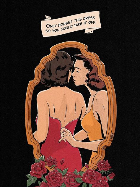 Jenifer Prince, Sapphic Art, Vintage Lesbian, Short Comic, Prince Art, Lyrics Art, Lesbian Art, Take It Off, Lyric Poster