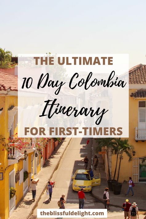 Explore Colombia with this ultimate 10-day Colombia itinerary. See all the amazing best spots for first-timers to Colombia. Medellin, Santa Marta, Bogota, Cartagena, Colombia Itinerary 10 Days, Colombia Itinerary One Week, Beach Travel Checklist, Colombia Itinerary, Colombia Trip