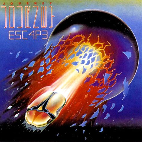 Favorite all time album...yes I said "album". :) Journey Escape, Journey Albums, Journey Songs, Journey Steve Perry, Rock Album Covers, Patrick Nagel, Classic Album Covers, Dont Stop Believin, Cry Now