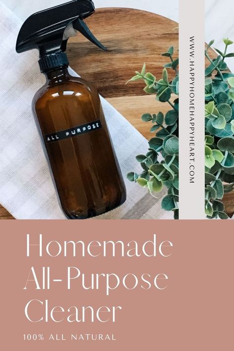 Essential Oil Cleaner, Homemade All Purpose Cleaner, Diy Cleaning Spray, Diy All Purpose Cleaner, All Natural Cleaning Products, Natural Cleaning Products Diy, Diy Household Cleaners, House Cleaners, All Natural Cleaners