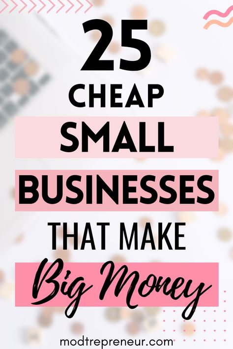 Looking for a great small business idea that doesn’t cost a fortune to get up and running? Many people assume that in order to make a lot of money, you have to spend a lot of money. But that just isn’t the case. Anyone can use these cheap small business ideas! #smallbusiness #smallbusinessideas #onlinebusiness #sidehustleideas #homesidehustle #homesidebusiness #homebusiness #cheapbusiness #profitablebusinessideas #businessidea #workfromhome #makemoneyathome Organisation, Small Start Up Business Ideas, How To Run A Small Business From Home, Women Small Business Ideas, Business For Sale, How To Open A Business With No Money, Beginner Business Ideas, Most Successful Small Businesses, Best Small Business Ideas For Women