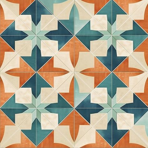 "Marrakesh Blue & Orange Star Moroccan Tile" - A collection that embraces the vibrant spirit of Marrakesh with bold blue and orange star-patterned Moroccan tiles. Moroccan Ceramic Tile, Orange And Blue Tile, Marrakech Design Tiles, Orange Tiles Texture, Morroco Tiles, Moroccan Tiles Pattern Marrakech Morocco, Moroccan Tiles Texture, Moroccan Tile Fireplace, Moraccan Tile