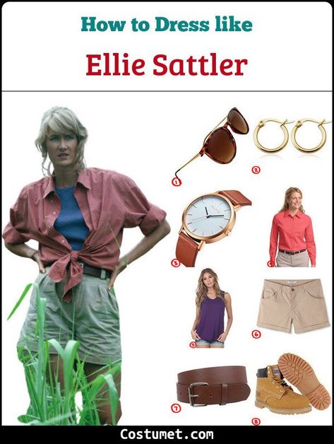 Dr Ellie Sattler Costume, Jurrasic Park Costume, Paleontologist Costume, Jurassic Park Costume, Jurassic Park Characters, Ellie Sattler, Jurassic Park Party, Hyper Feminine, Jurrasic Park