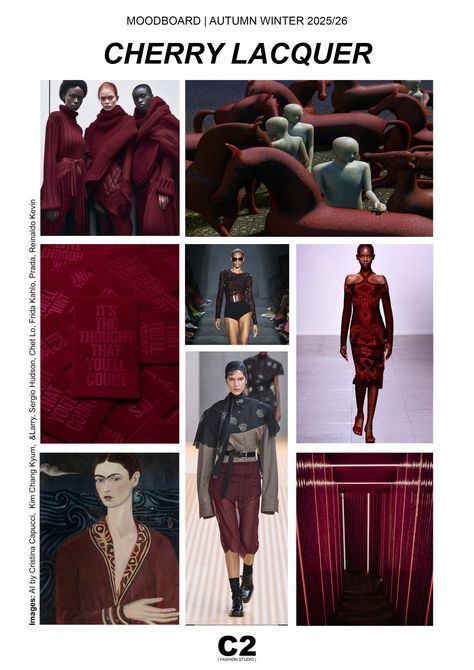 2025 2026 Fashion Trends: WGSN and Coloro Reveal the Key Colors for the Autumn Winter Season - C2 Fashion Studio Fashion Trend Book, Fall Color Trend, Brand Positioning, Fashion Trend Forecast, Color Forecasting, Color Trends Fashion, Fashion Forecasting, Future Trends, Winter Trends