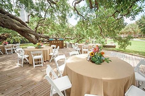 Round Tablecloth Sizes, Round Table Decor, Burlap Tablecloth, Fitted Tablecloths, Party Catering, Tablecloth Sizes, Burlap Table Runners, Burlap Wedding, Table Set Up