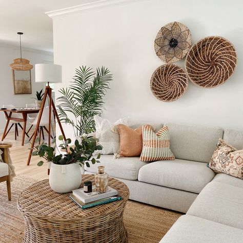 Living room decor bohemian