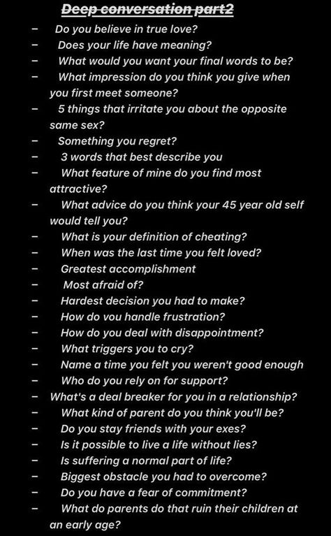 Deep Conversation For Couples, Topics To Write About Journals Ideas, Deep Convo Starters For Couples, Cute Things To Talk About With Boyfriend, Big Questions To Ask, Let’s Get Deep Questions Game, Cute Mood Pics With Bae, Teasing Texts Aesthetic, Games To Play On Ft With Bf