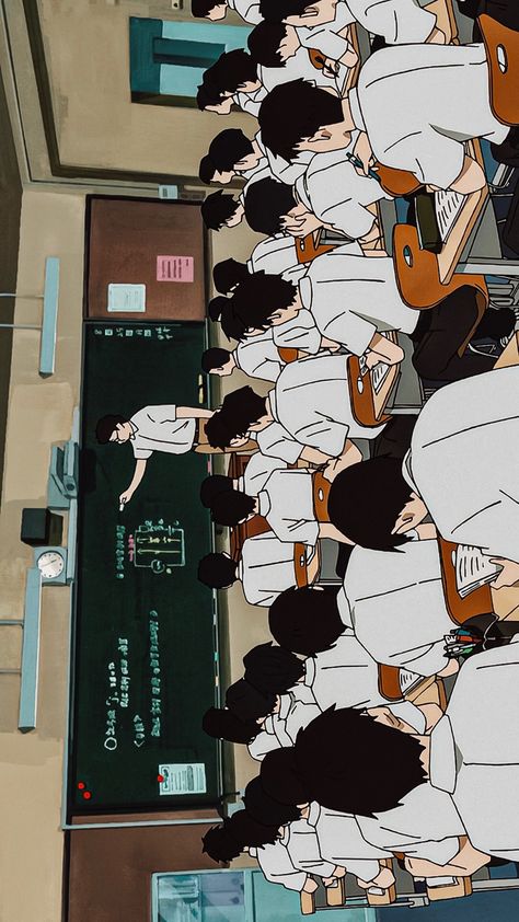 Classroom Anime Aesthetic, Study Anime Pc Wallpaper, Classroom Drawing Aesthetic, Crowded Drawing Aesthetic, Anime Scenes Wallpaper, Classroom Scene Drawing, Cool Anime Scenes, Classroom Pictures Aesthetic, Anime Scenes Aesthetic