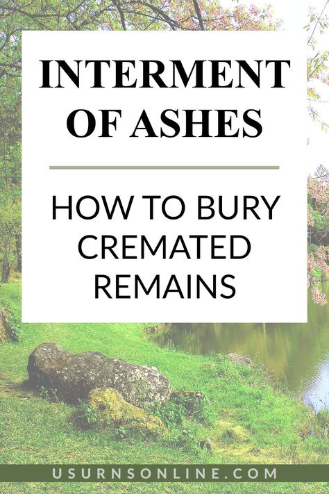 We go over the many places your loved one’s ashes can be laid to rest, what you can hold their ashes in for burial, and answer many question people have about Interment Ashes such as “can you put ashes in a coffin?” and “can you bury cremated remains in your backyard?” Ashes To Ashes Dust To Dust Bible Verse, Internment Of Ashes Ceremony, Life Binder Printables, Cremation Boxes, Burial Urns, Cremated Remains, Binder Printables, Cremation Services, Life Binder