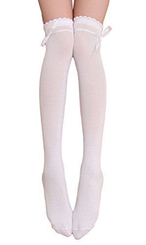 Womens Girls Thigh High Striped Cotton Socks Over Knee St... https://smile.amazon.com/dp/B016DE8GPC/ref=cm_sw_r_pi_dp_U_x_S5oUCb8Y5FJJF Long Cute Socks, Skirt With Thigh High Socks, Knee High White Socks, Cute Long Socks, Cute Thigh High Socks, White Thigh High Socks, Long White Socks, School Uniform Skirt, Socks Thigh High