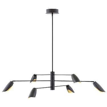 Frederick Ramond Bowery 50" Black 6-Light Modern Chandelier Living Room Lighting Tips, Sophisticated Decor, Statement Chandeliers, Multi Light Pendant, Hinkley Lighting, Chandelier Style, Chandelier Ceiling Lights, Black Chandelier, Led Chandelier