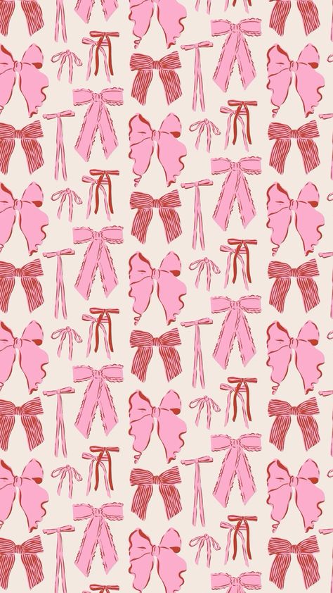 Pink, Bow Wallpaper