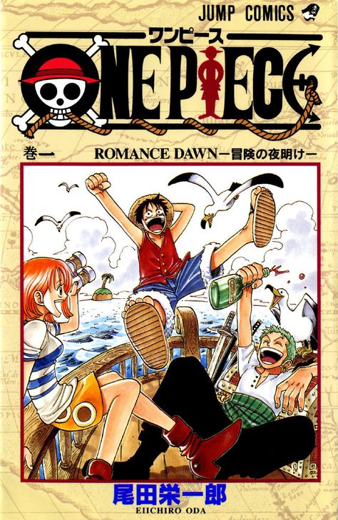 One piece vol. 1 by Eiichiro Oda (in English). Finished 1st March. Kiel, Popular Manga, One Piece 1, Viz Media, Comic Shop, Womens Fiction, Good Manga, Manga Covers, Anime One