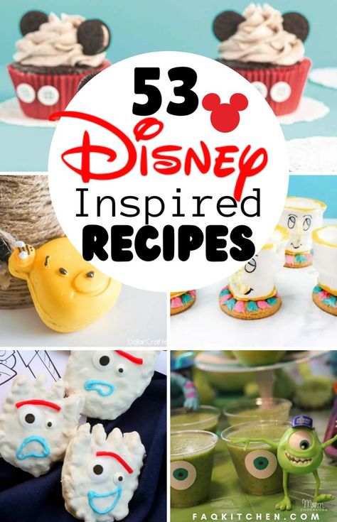 Can't make it to Disney, bring Disney to your next gathering with these Disney themed desserts and drink recipes. Perfect for any birthday party, these finger desserts are what your food platters are needing. Party tray ideas for your kids birthday party, these desserts are presentation worthy and will have everyone coming back for more. Disney Themed Desserts, Party Tray Ideas, Disney Themed Drinks, Disney Party Foods, Disney Dessert Recipes, Disney Themed Food, Disney Inspired Recipes, Theme Snack, Finger Desserts