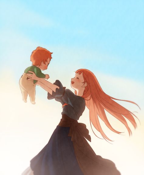 Maquia Anime, Maquia: When The Promised Flower Blooms, Anime Music Videos, Familia Anime, Seni Origami, Anime Family, Anime Child, Anime Baby, Manga Characters