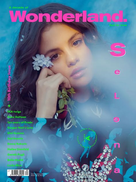 Selena Gomez Poster, Magazine Front Cover, Magazine Wall, Selena And Taylor, Petra Collins, Dane Dehaan, Wonderland Magazine, Lucky Blue, Selena Gomez Pictures