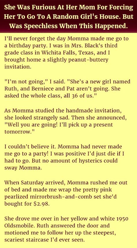 A Young Girl Has Best Response For Her Mother Who is Forcing Her To Go Out - Funny Jokes and Story | Humors - Funny Jokes and Story | Humors Couple Jokes, Funny Love Story, Funny True Stories, Couples Jokes, Joke Stories, Wife Jokes, Photography Movies, Handmade Invitations, Funny Story