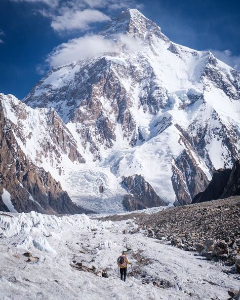 Nestled deep in the Karakoram mountains in the borderlands between China and India lie four of the world’s 8000-meter peaks, including the namesake mountain for this trek; the world’s 2nd highest mountain: K2. Of all the treks I have done in my life, none quite stack up to the sheer raw beauty and scale one encounters on the K2 Base Camp Trek. K2 Mountain, Karakoram Mountains, The K2, Wildest Fantasy, Best Vacation Destinations, Gilgit Baltistan, Big Mountain, Mountain Wallpaper, Mountain Climbing