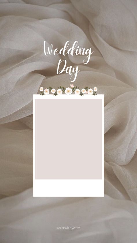 Wedding Phone, Template Frame, Birthday Templates, Polaroid Template, Wedding Portrait Poses, Framed Wedding Photos, Floral Aesthetic, Frame Floral, Happy Married Life