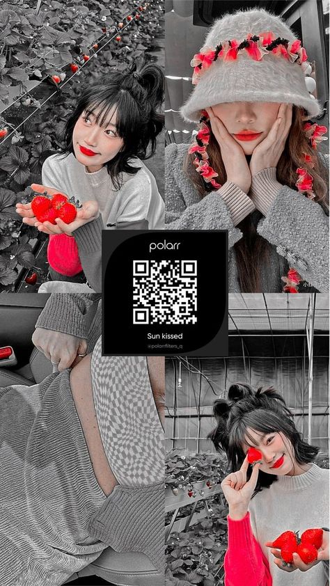 Pollar Qr Code, Qr Code Polarr Filter, Polar Qr Code, Polarr Qr Codes, Polar Preset, Photo Editing Apps Free, Qr Code Photo, Foto Editing, Photo Filters Apps