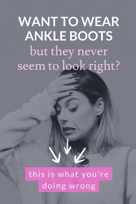 Ankle boots can be tricky to wear! Do you tuck your jeans in, or leave them untucked? How to wear western ankle boots? How do you wear ankle boots with a dress outfit in winter, and how to how to wear straight leg jeans outfits with ankle boots? I’m a personal stylist and I’m answering all this and more, so you can learn the correct way to wear ankle boots this fall and winter. Chelsea Boots Outfit With Leggings, Autumn Ankle Boots Outfit, Low Ankle Boots Outfits Dress, How To Style Black Heeled Ankle Boots, Boots Jeans Outfit Woman, Boot Height Guide Style, White Jeans Black Boots Outfit, Flat Ankle Boots Outfit For Women, Straight Jeans Boots