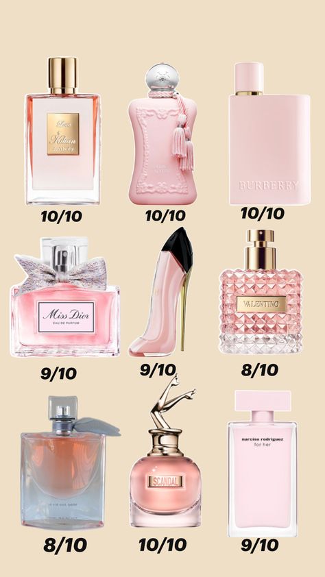 #perfumes #ratingperfumes #perfumelover Cool Girl Perfume, Why Do You Smell So Good, Designer Perfume Collection, Perfume To Buy, Yummy Smelling Perfume, Perfume That Smells Like Candy, Best Woman Perfumes, Smell Goods For Women, Best Smelling Perfumes For Women