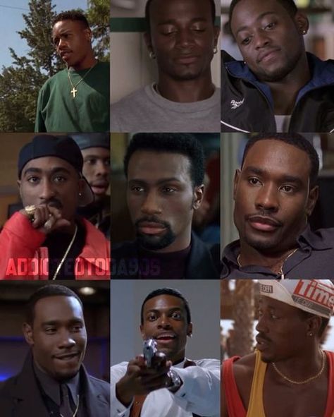 Omar Epps 90s, 90s Fine Men, Chris Tucker 90s, 90s Black Men Aesthetic, Omar Gooding, Leon Thomas, 90s Black Men, Fine Dudes, 90s Haircuts