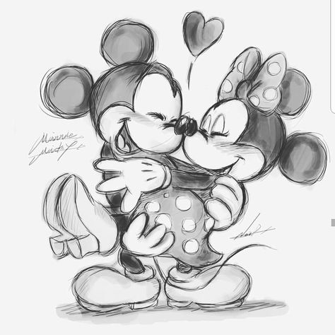 Happy Valentine's Day ❤. Repost @n.o1114 #happyvalentinesday #loveisintheair #love #disney #disneybrasil #disneybydanico #minniemouse… Wallpaper Mickey Mouse, Wallpaper Do Mickey Mouse, Miki Fare, Lindo Disney, Disney Amor, Minnie Mouse Drawing, Minnie Y Mickey Mouse, Mickey Mouse Drawings, Easy Disney Drawings