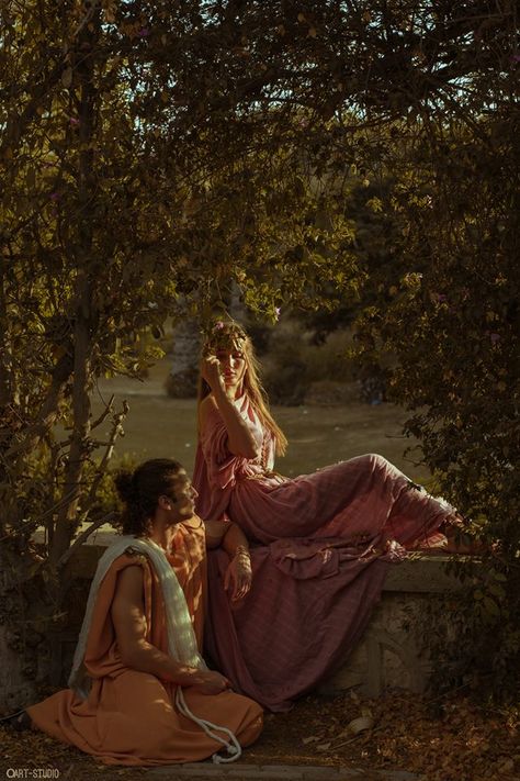 This Breathtaking Photoshoot in Alexandria Brought Back the Roman Era | Identity Magazine Greek Photoshoot Goddesses, Roman Era Aesthetic, Hades And Persephone Photoshoot, Greek Inspired Photoshoot, Greek Gods Photoshoot, Greek Goddess Photoshoot Ideas, Roman Photoshoot, Greek God Photoshoot, Greek Mythology Photoshoot