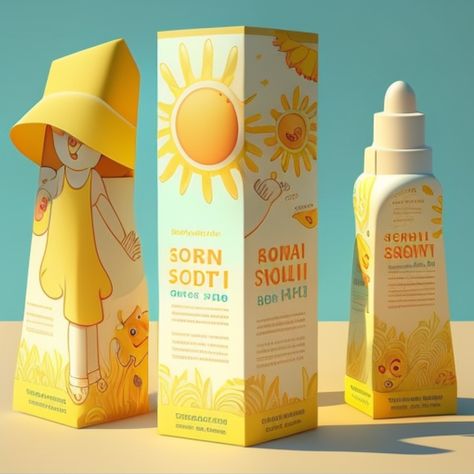 Sunscreen for Children Packaging Design | Design Ispiration | Sunscreen Branding | Sunscreen Brand Identity| Brand identity examples | Packaging Design Ideas | Sunscreen Brand Template | Brand Identity for Sunscreen Brand | Sunscreen Packaging | Skincare Packaging | Packaging Design Inspiration | Brand Packaging | Product Packaging| Created by #MidjourneyAI, #Midjourney #aiart #art #ai #artificialintelligence #machinelearning #aiartcommunity #aiwebsite Cute Sunscreen Packaging, Sunscreen Packaging Ideas, Sunscreen Branding Design, Sunscreen Label Design, Sunblock Design, Sunscreen Branding, Body Care Packaging, Minimalist Sunscreen, Sunscreen Design