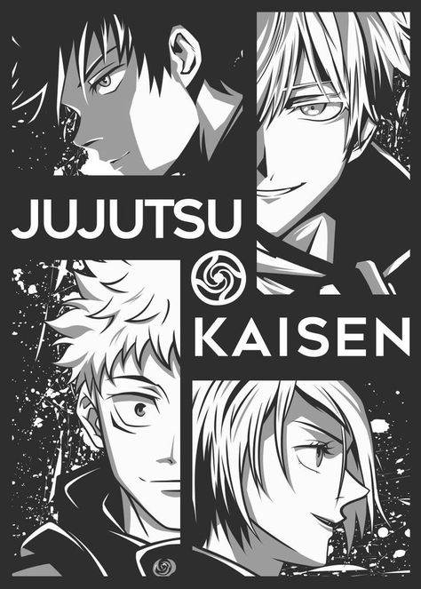 Jujutsu Kaisen #jujutsukaisen #myanimeforlife Jujutsu Kaisen Characters, Simple Anime, Ju Jitsu, Anime Tshirt, Anime Printables, Anime Poster, Graphic Tshirt Design, Cool Wallpapers Art, Anime Fairy