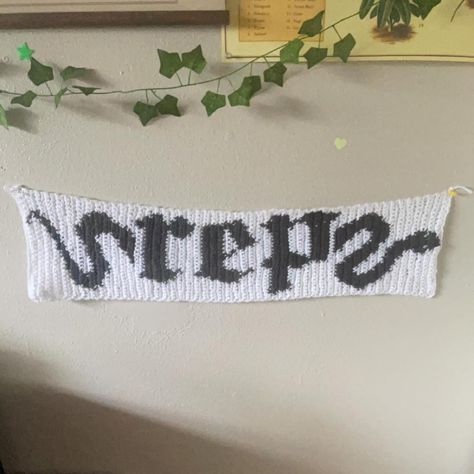 taylor swift “reputation” crochet tapestry! One of a... - Depop Crochet Projects Taylor Swift, Taylor Swift Crochet Projects, Taylor Swift Inspired Crochet Ideas, Taylor Swift Tapestry Crochet, Taylor Swift Crochet Tapestry, Taylor Swift Crochet Ideas, Crochet Taylor Swift, Taylor Swift Crochet, Birthday Crochet