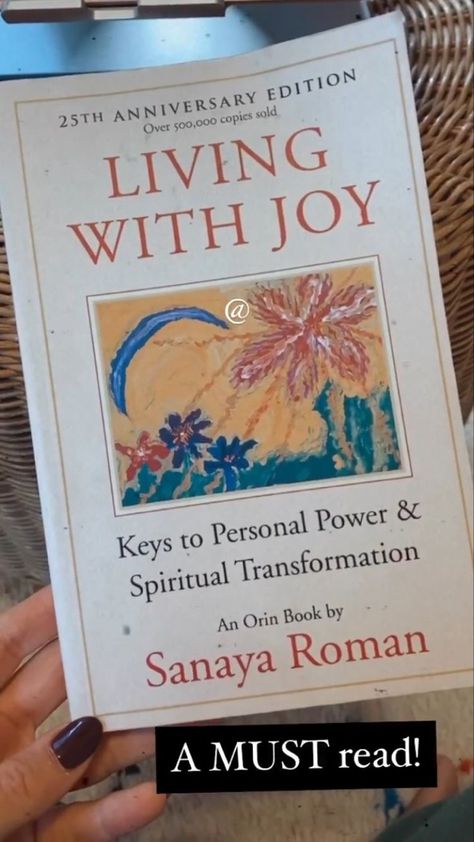 Living With Joy. Book recommendation for bookworms, book club, spirituality. Books to read on Kindle ebooks. Books About Creativity, Books On Spirituality, Empowering Books, Healing Books, Books To Read For Women, Best Self Help Books, Self Development Books, Spiritual Transformation, Unread Books