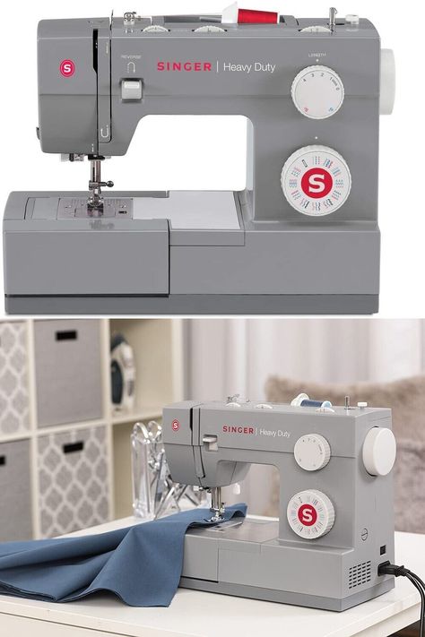 Singer Heavy Duty Sewing Machine, Heavy Duty Sewing Machine, Original Costumes, Quilting Guides, Sewing Machine Tables, Handy Woman, Sewing Space, Needle Threader, Easy Stitch