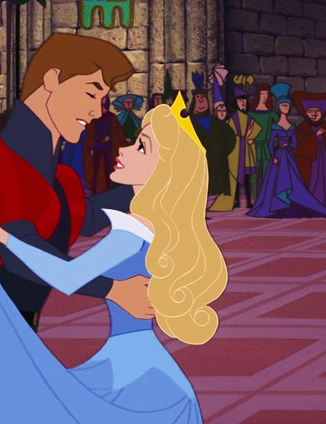 Aurora and Prince Phillip                             Sleeping Beauty.                                          Disney Princess Princess Aurora, Disney Couples, Princesa Disney Aurora, Aurora Disney, Images Disney, 디즈니 캐릭터, Disney Sleeping Beauty, Disney Lover, Disney Kids