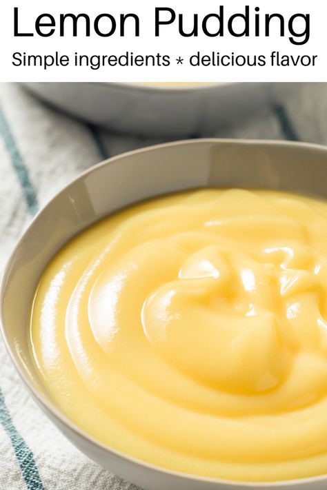 Pie, Lemon Curd Pudding Recipe, Lemon Pudding Recipes Instant, Homemade Lemon Pudding Recipe, Lemon Meringue Pudding, Recipes Using Instant Lemon Pudding, Lemon Gelatin Recipes, Russian Cream Dessert, Lemon Pudding Desserts Easy