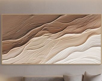 Neutral Diy Art, Neutral Texture Art, Texture Art With Fabric, Minimalist Canvas Art Diy, Natural Abstract Art, Neutral Textured Art, Wall Paint Decor Ideas, Canvas Ideas Diy, Art Inspiration Canvas