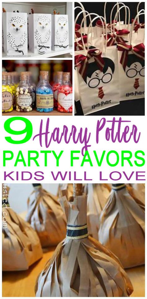 Harry Potter Party Prizes, Harry Potter Party On A Budget, Diy Harry Potter Birthday Party, Harry Potter Birthday Party Crafts, Easy Harry Potter Birthday Party Ideas, Harry Potter Diy Party Favors, Harry Potter Loot Bags, Harry Potter Party Favors Goodie Bags, Harry Potter Party Favours