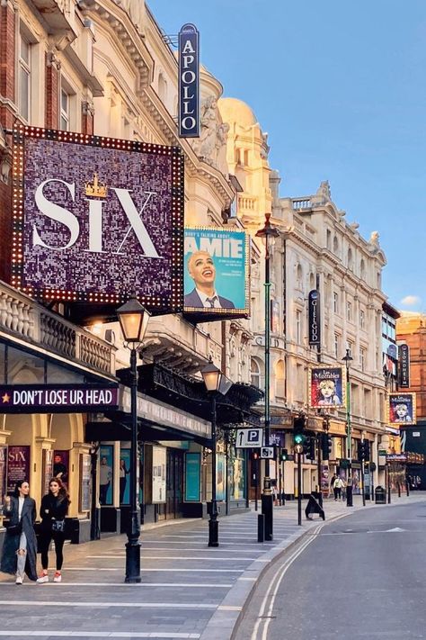 London Guide Madeleine, Shaftesbury Avenue London, West End London Aesthetic, Theatre In London, London Theatre Aesthetic, London West End Aesthetic, West London Aesthetic, West End Aesthetic, London Travel Aesthetic