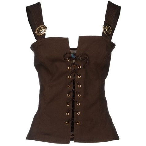 Class Roberto Cavalli Top ($255) ❤ liked on Polyvore featuring tops, corset, dark brown, lace up front corset, cotton corset tops, brown corset top, brown tops and corsette tops Hunger Games Outfits, Lace Up Corset Top, Brown Corset, Hair Inspiration Long, Cotton Corset, Corset Shirt, Lace Up Corset, Girly Girl Outfits, Laced Up Shirt