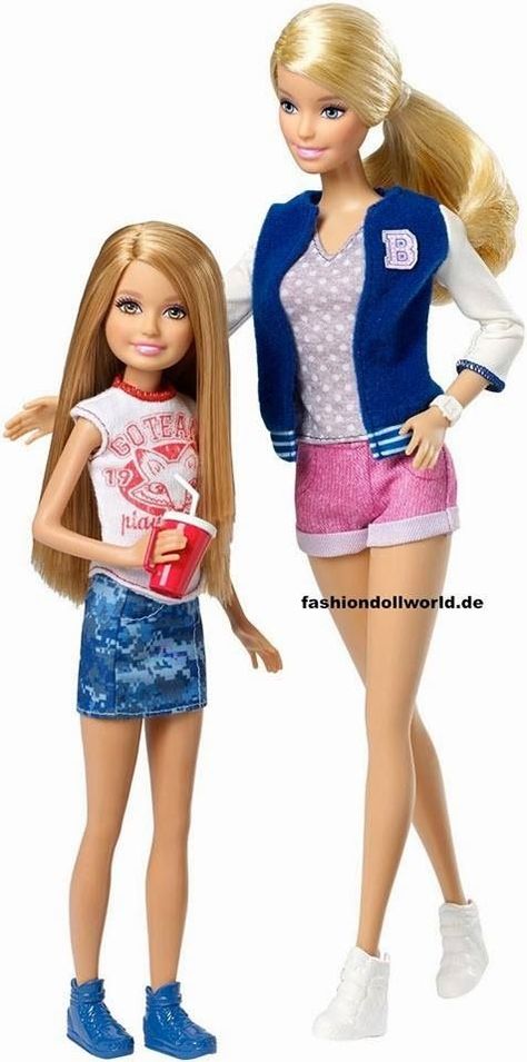 2015 - "Sisters: Barbie & Stacie Dolls 2-Pack" | Barbie & Stacie finding adventure at a game Barbie Stacie Doll, Stacie Doll, Barbie Sisters, Im A Barbie Girl, Doll Clothes Barbie, Barbie Life, Barbie Toys, Ken Doll, Barbie I